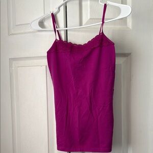 Women's Pink Cami Top with lace details